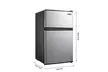Arctic King 3.2 Cu Ft Two Door Mini Fridge with Freezer, Stainless Steel - Second Medium