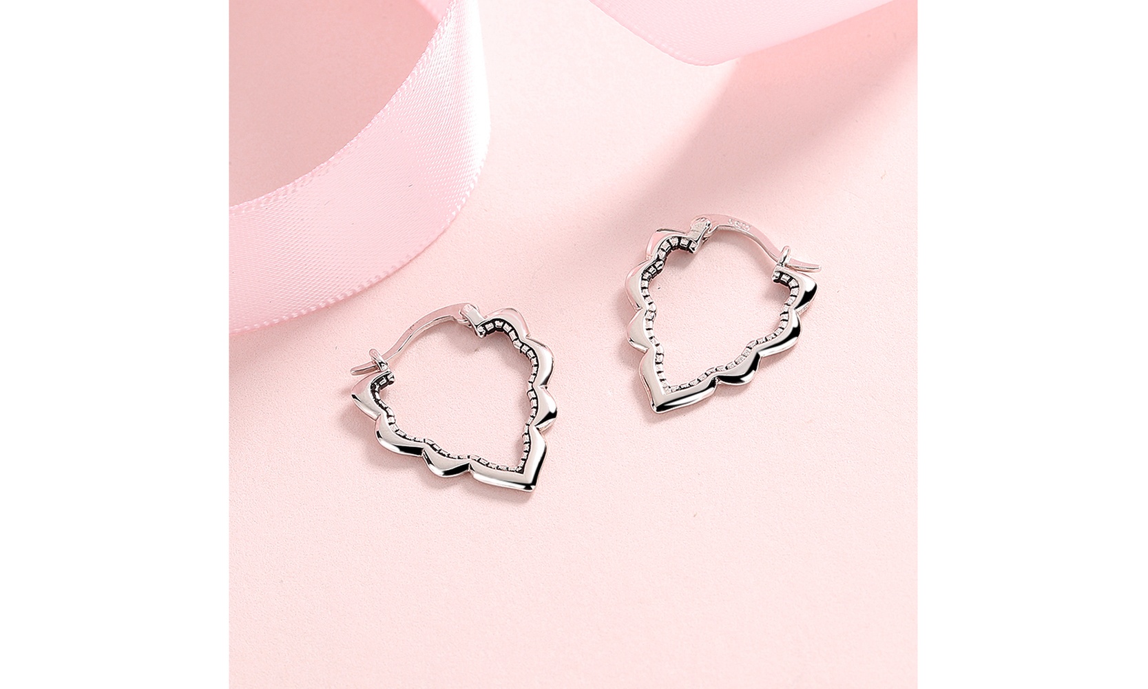 Sterling Silver Casablanca Hoops