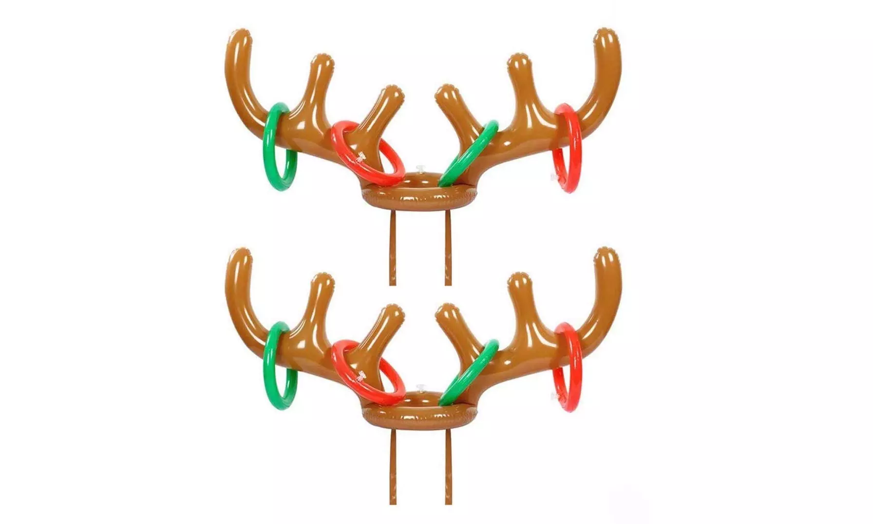 Inflatable Reindeer Ring Toss Game For Kids Of All Ages  (1 or 2 Pack) - Second Medium