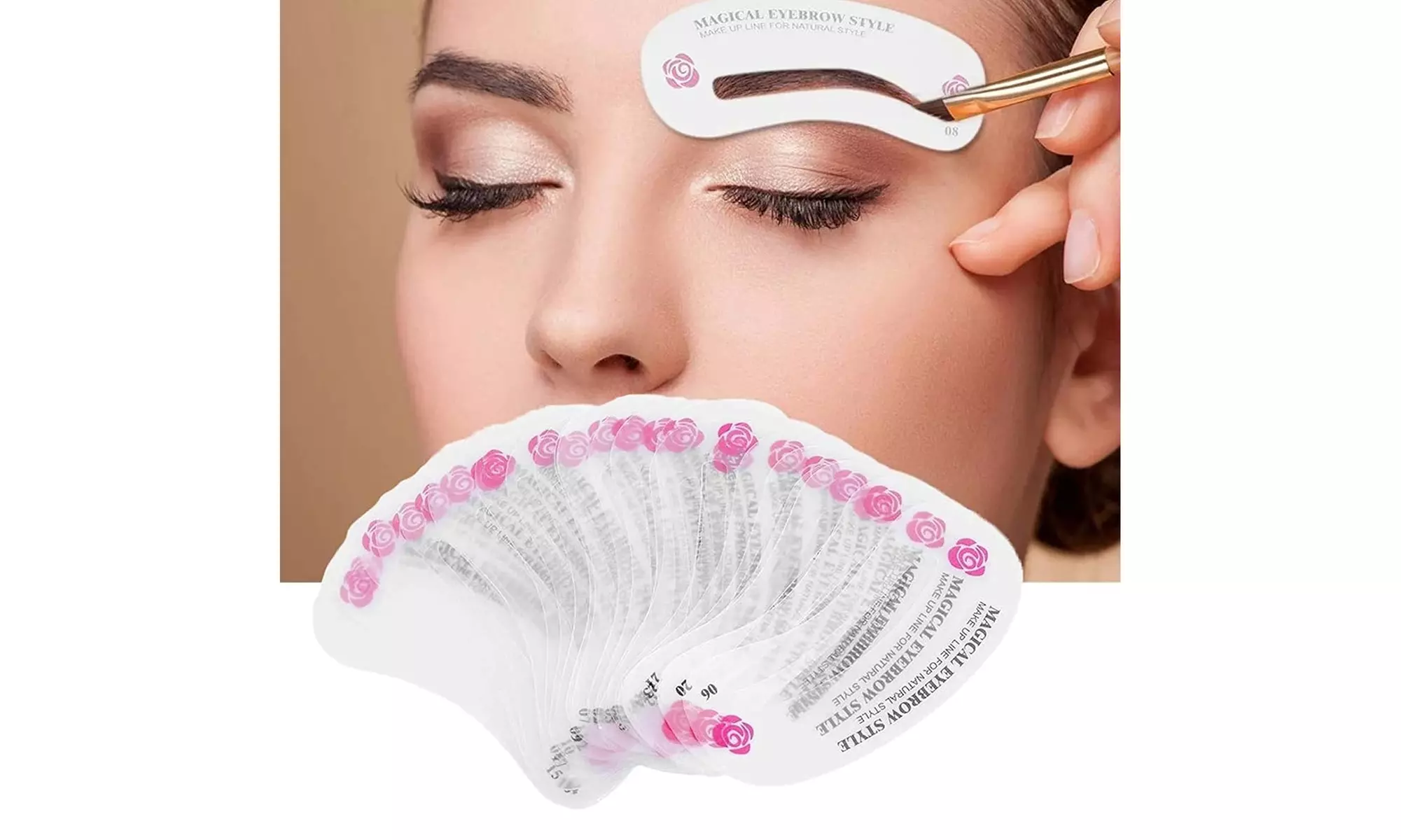 Eyebrow Shaping Stencils - Primary Image