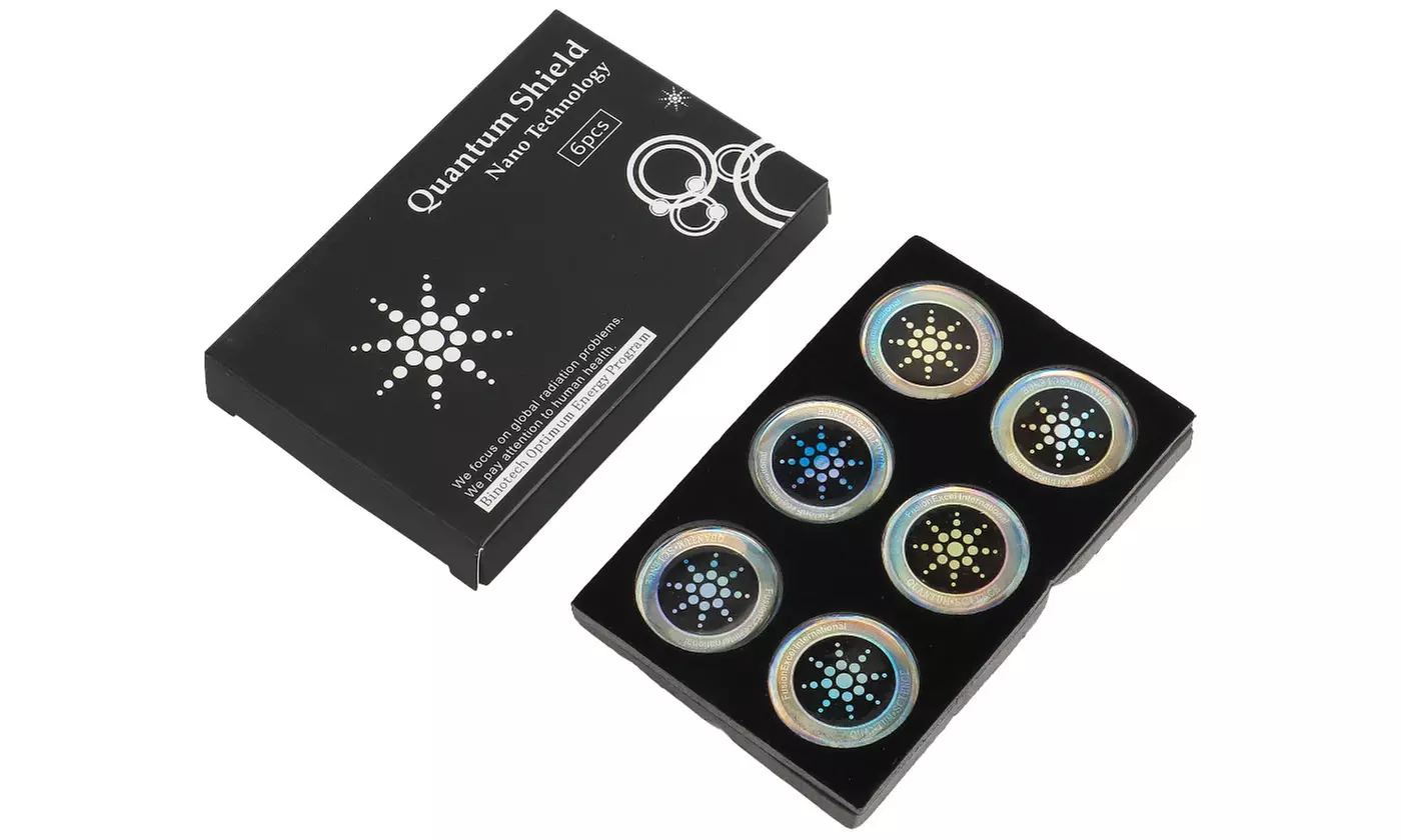 6PCS Quantum Anti Radiation Shield 5G Phones Laptops Stickers