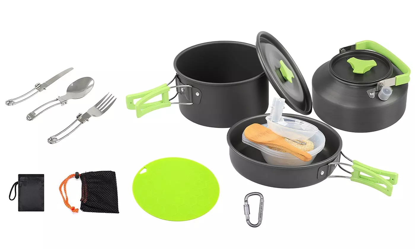 LakeForest Camping Essentials - Portable Outdoor Cookware & Survival Gear