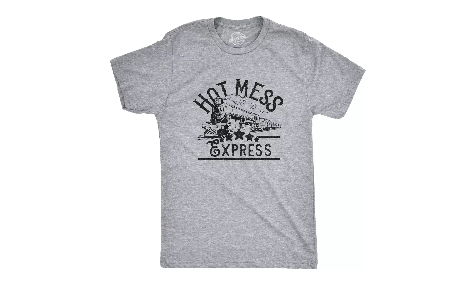 Mens Hot Mess Express Tshirt Funny Train Hangover Novelty Party Tee - Primary Image