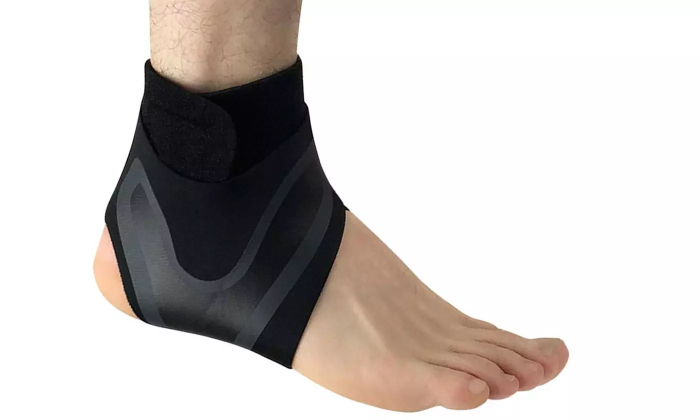 Ankle Support Brace Compression Protector Adjustable Ankle Strain Strap  - Second Medium