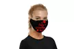 10pc Adult Valentine Print Mouth Mask for Protection Mask Washable Earloop Mask - Second Medium
