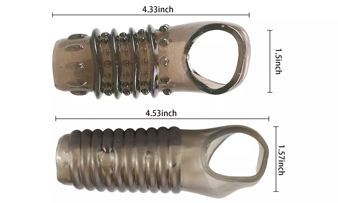 2 Type Cal Exotics Stimulation Textured Penis Enhancer