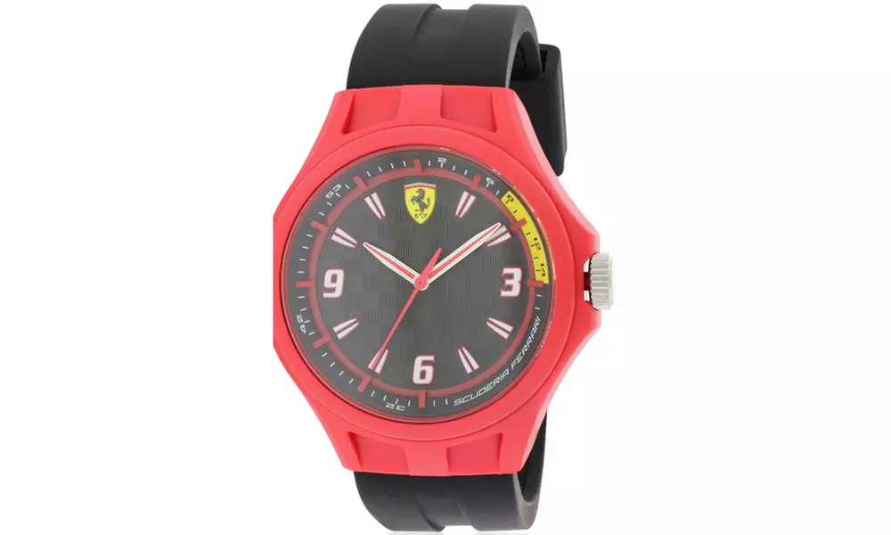 Ferrari Scuderia Pit Crew Silicone Mens Watch 0830284 - Primary Image