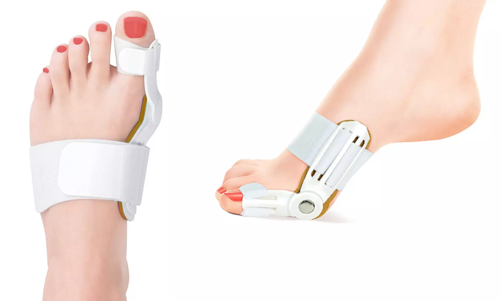 Cushioned and Hinged Bunion Correction Splint (2-Piece) - Primary Image