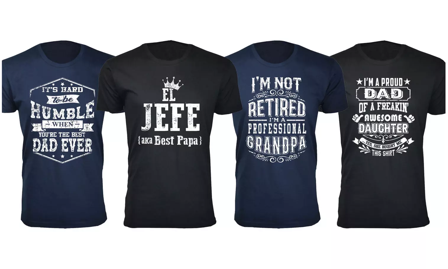 Men's Father's Day Dad or Grandpa Joke T-Shirts (Extended Sizes Available) - Primary Image