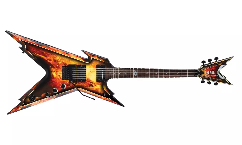 Dean Razorback Electric Guitar - Explosion w/Case - Primary Image