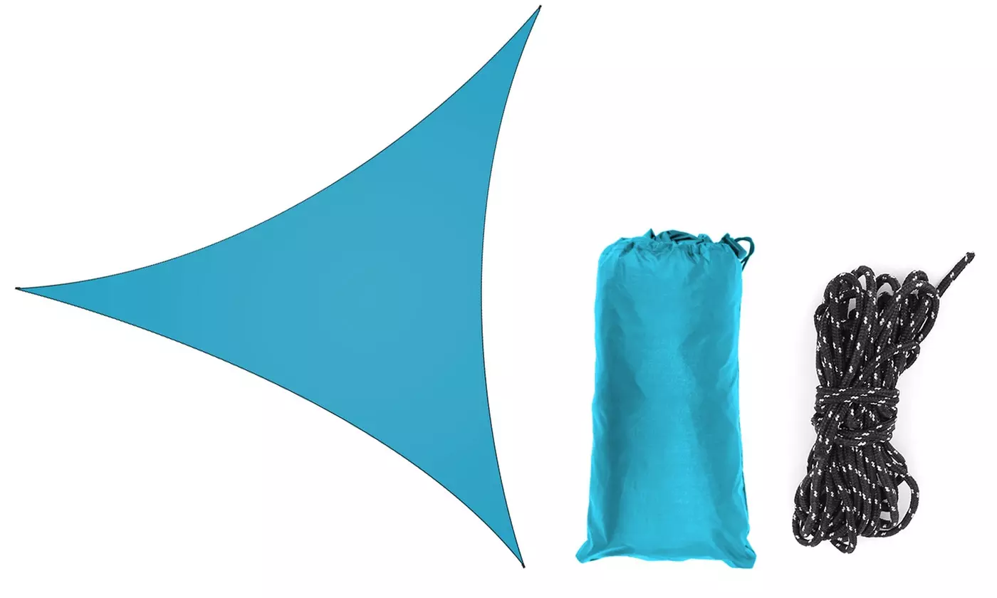 iMounTEK Triangle Sun Shade Sail Top Canopy UV Block Outdoor Awning Shelter