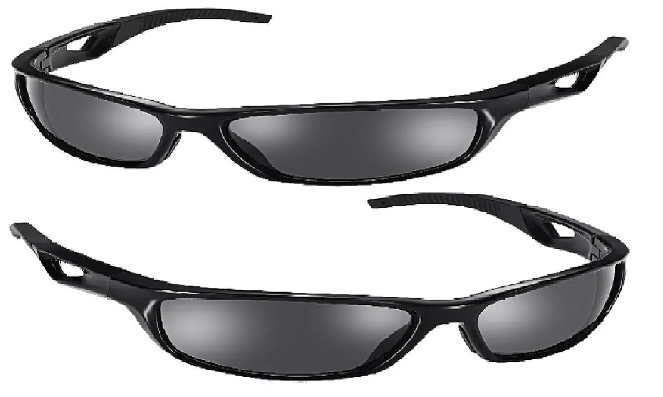 TR90 Frame Polarized Sunglasses Sport Running Fishing Golfing Glasses - Second Medium