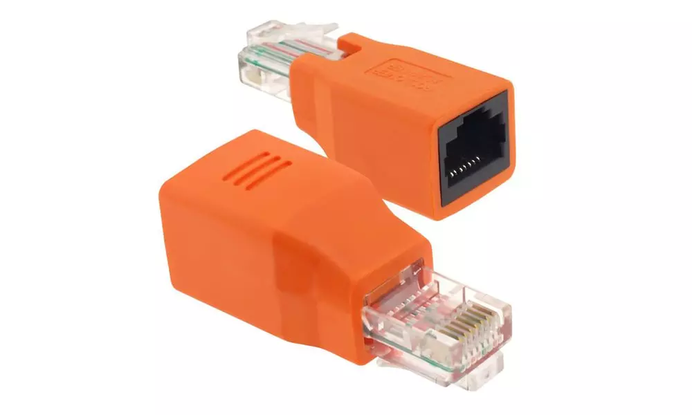 Insten RJ45 M / F Crossover Adapter 30R3-X01-MF - Primary Image