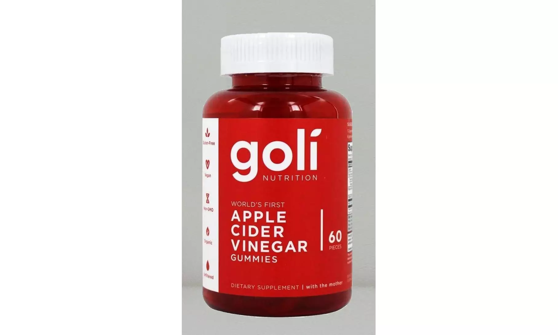 Goli Nutrition World's First Apple Cider Vinegar Gummies - Primary Image