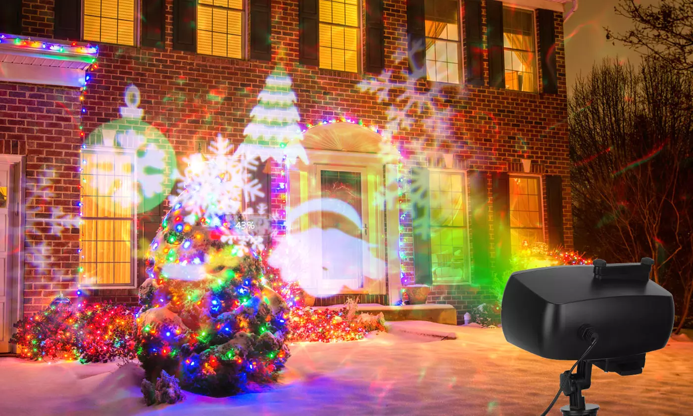 iMounTEK LED Holiday Projector Lights - Christmas Slide Theme
