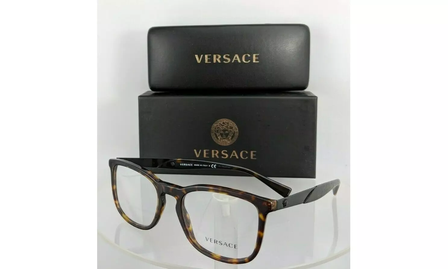 Brand New Authentic Versace Eyeglasses MOD. 3252 108 52mm Frame 3252 Frame - Primary Image