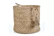 LR Home Natural Jute 15" X 15" X 15" Solid Decorative Storage Basket  - Second Medium