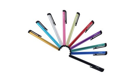 Insten 10-Piece Colorful Universal Touch Screen Stylus Pens