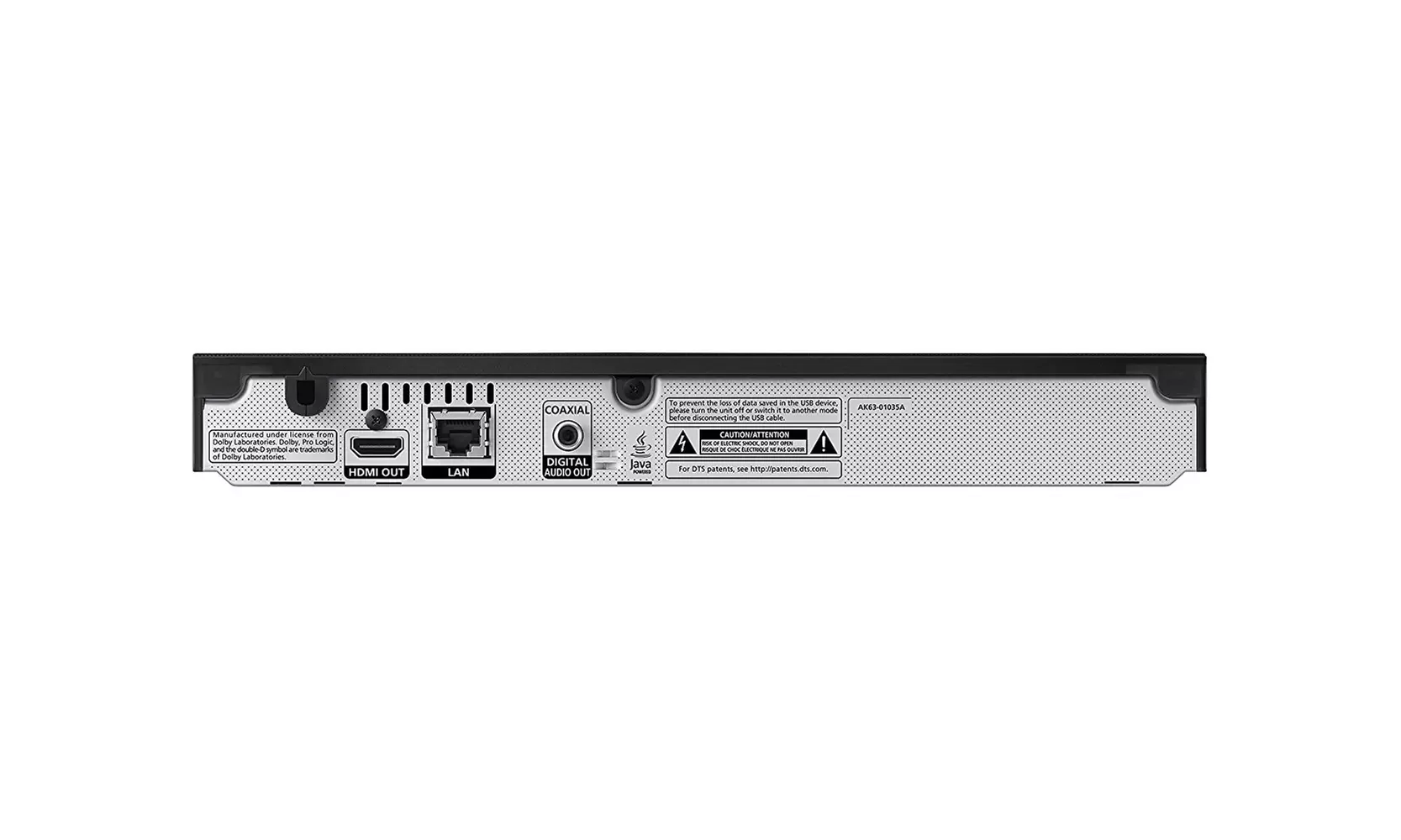 Samsung - BD-J5100/ZA - Streaming Blu-ray Player Black (New Open Box) - Second Medium