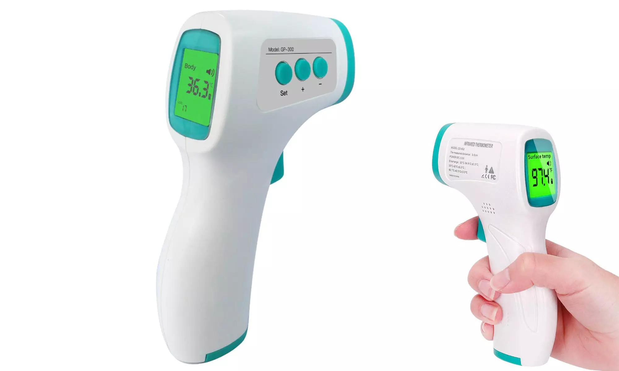 LCD Digital Non-Contact Infrared Forehead Thermometer for Adults, Children, Baby