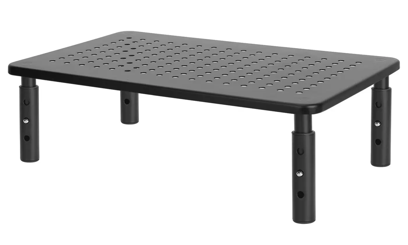 iMounTEK Monitor Stand Riser 3 Height Adjustable Metal Desk Riser Organizer