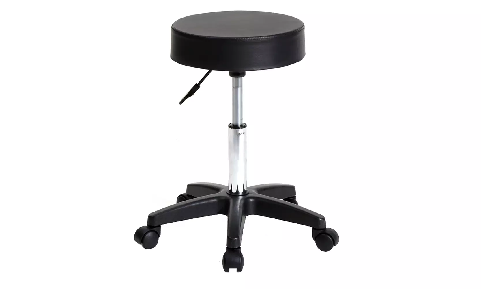 Counter Height Bar Stools, Salon Stools Chair Round Stool with Wheels - Primary Image