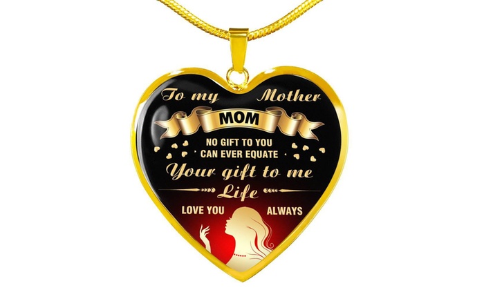 to my beautiful mother necklace