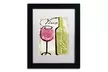 Color Bakery 'Wine Tasting IV' Matted Black Framed Art - Second Medium