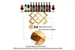 Mosunx 10 Bottle Wooden Wine Rack Wine Stroage Exhibition - Second Medium