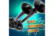 Zone Tech Air Horn Dual Trumpet 12v Train Car Kit Compressor 115DB - Second Medium