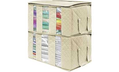 Foldable Storage Bag Organizer (1-,2-, or 3-Pack)