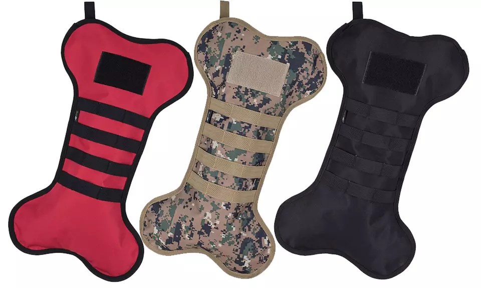 Christmas Tactical Stocking For Pets - Primary Image