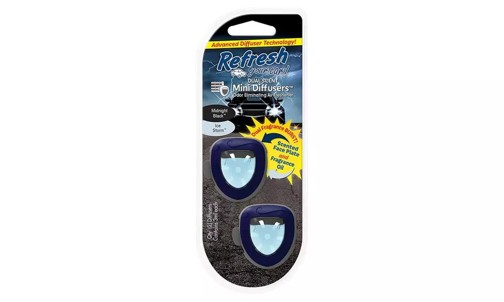 Refresh Scented Oil Interior Car Diffuser (4-Pack)