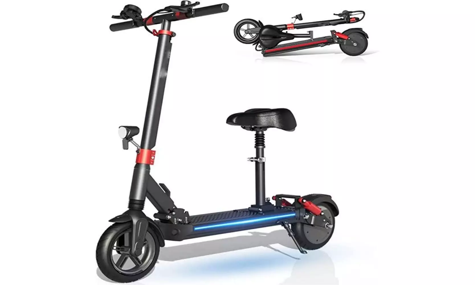 Electric Scooter,Foldable Commuting Electric Kick Scooter, Dual Suspension - Second Medium