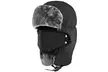 Winter Trooper Trapper Hat with Earflap Chin Strap and Windproof Mask, - Second Medium