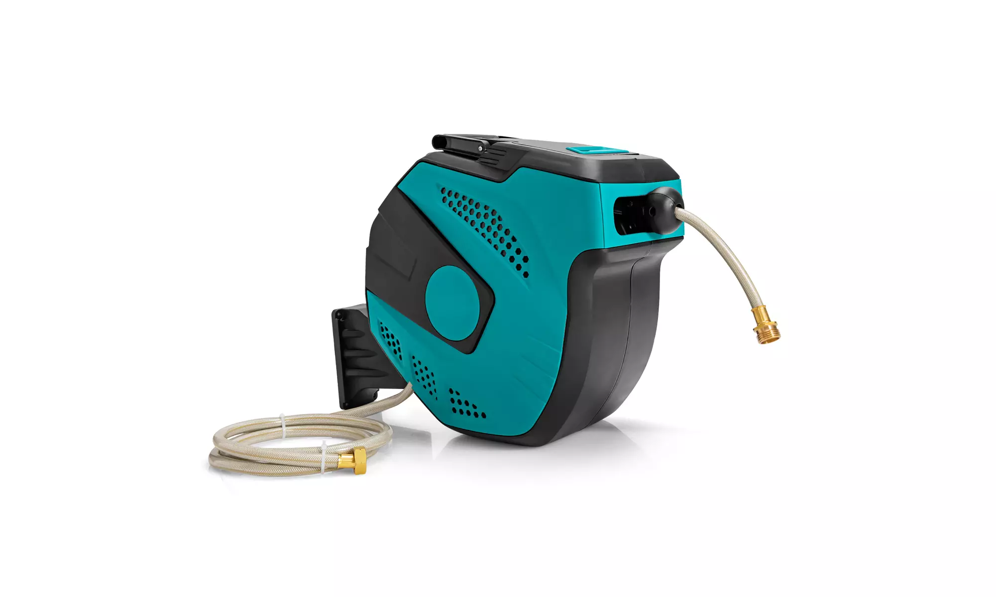 Costway Hose Reel 1/2" 65 6.5FT Wall Mounted Auto Winder Retractable Garden - Primary Image