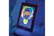 Magic Pad Light Up LED Board Draw Sketch Create Doodle Art Write Learning Tablet - Second Medium