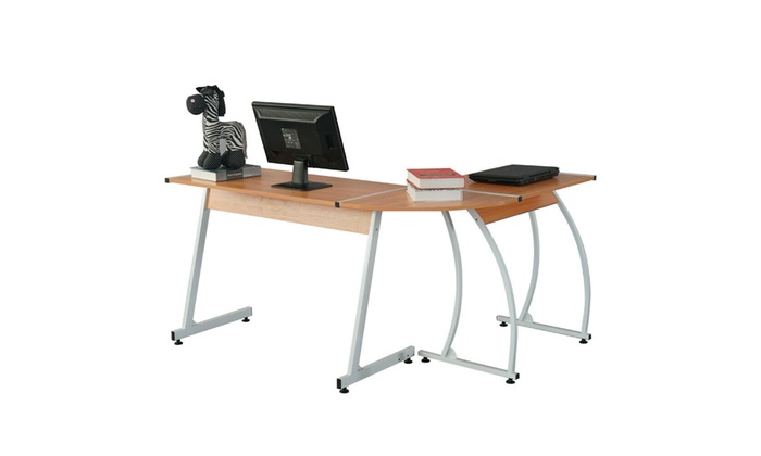 Up To 60 Off On L Shape Home Pc Corner Comput Groupon Goods