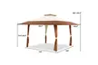 Costway 13'x13' Folding Gazebo Canopy Shelter Awning Tent Patio Garden Outdoor  - Second Medium