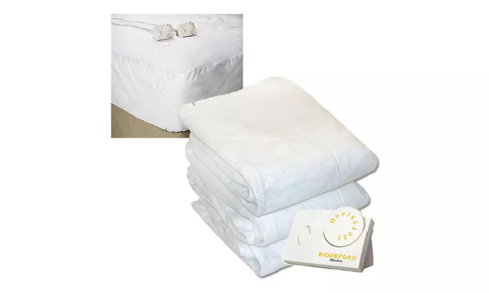 Biddeford 5902-908121-100M Electric Heated Mattress Pad Queen - Primary Image
