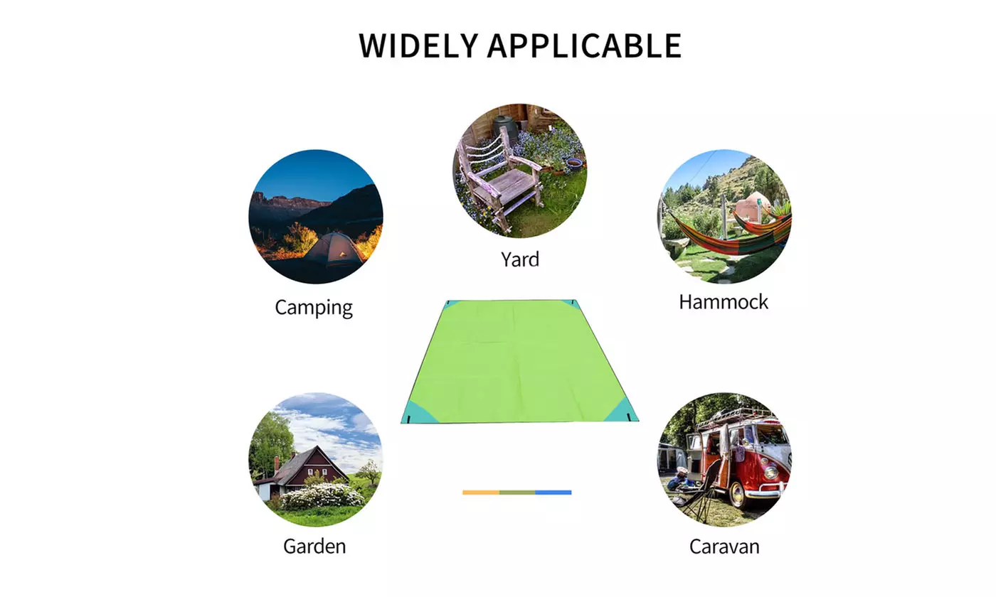 Beach Blanket Sand Proof Lightweight Sand Mat Outdoor Blanket Picnic Travel