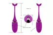 10 Speeds Little Whale Portable Wireless Remote Control Insertable Vibrator - Second Medium