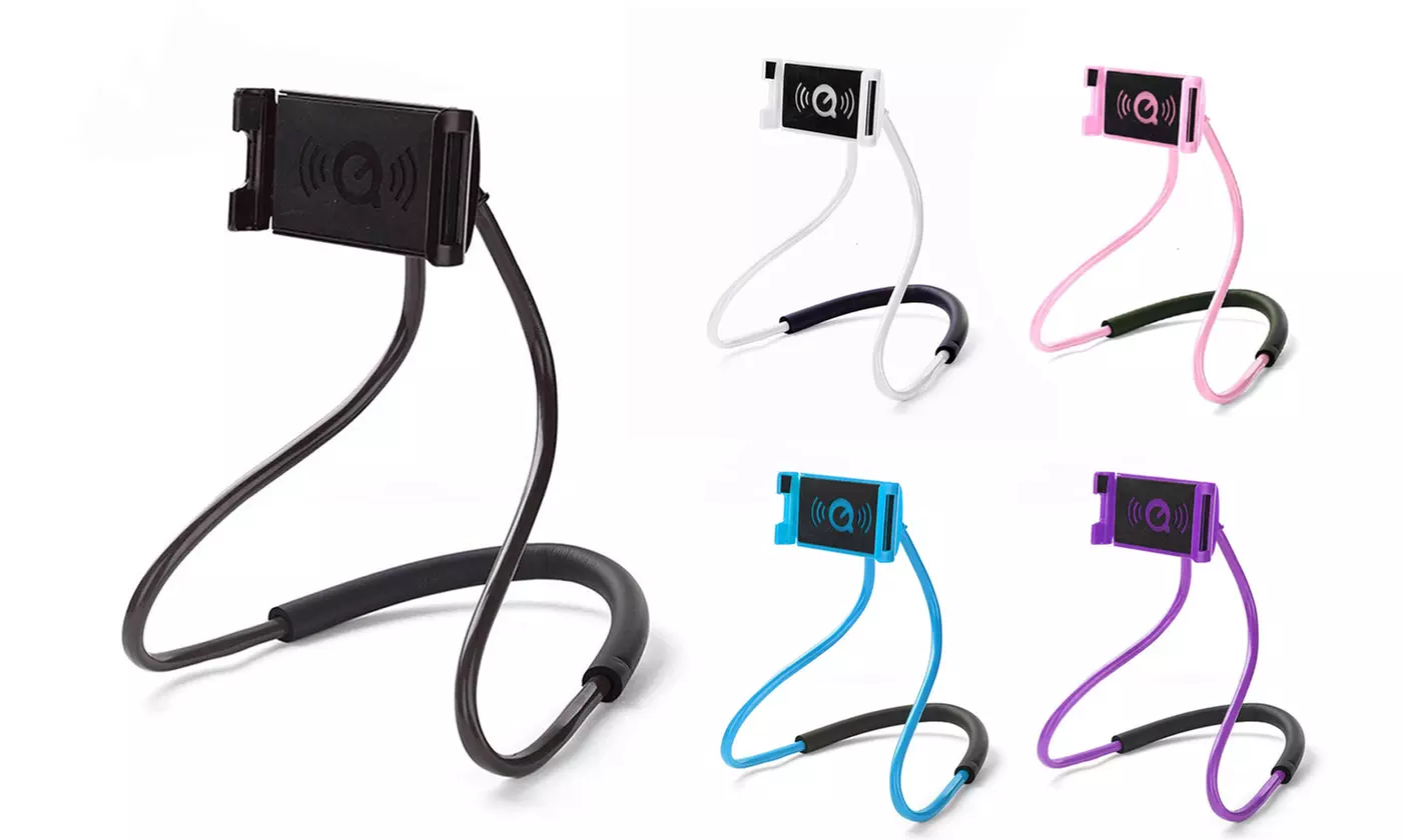 Lazy Phone Holder Neck Hanging Mount Stand for iPhone Android Smartphone - Primary Image