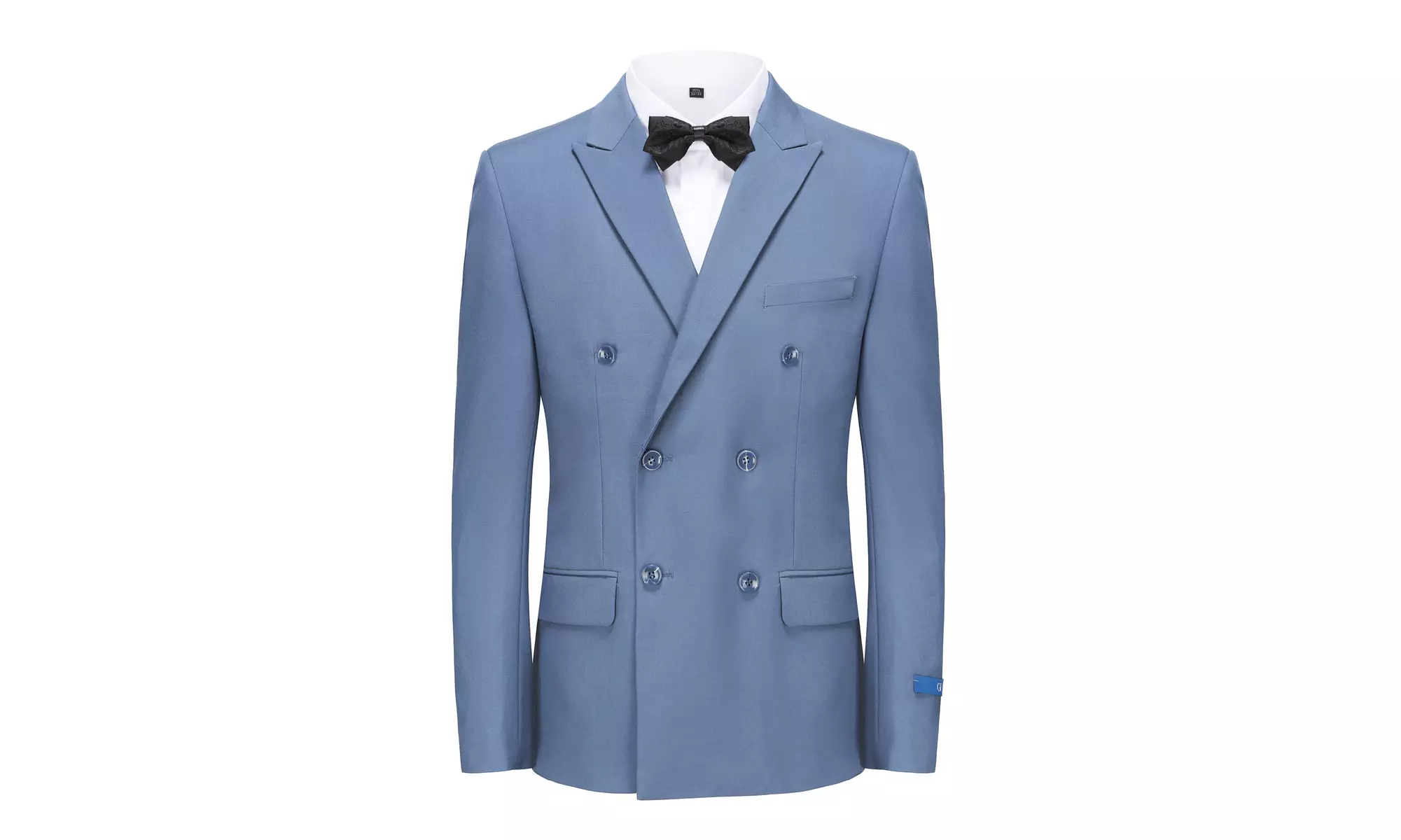 Men's Slim Fit 2 Piece Double Breasted Suit