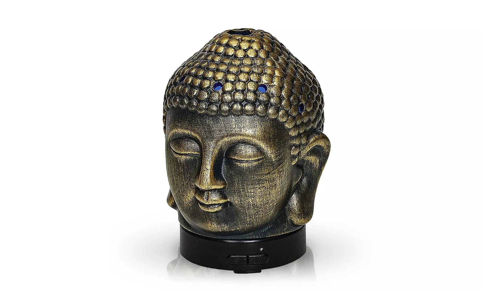 100ml Bronze Buddha Head Ceramic Ultrasonic Diffuser - Primary Image