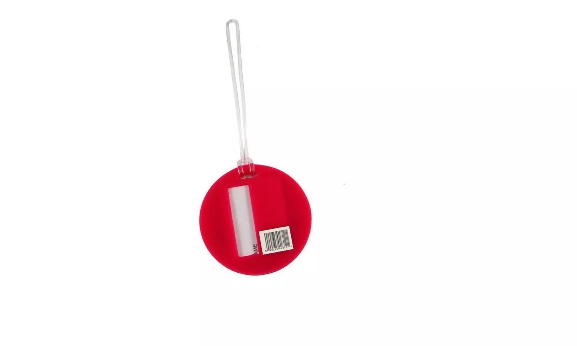 Lewis N. Clark Smiley Face Luggage Tags, Pink #ID99PNK - Primary Image
