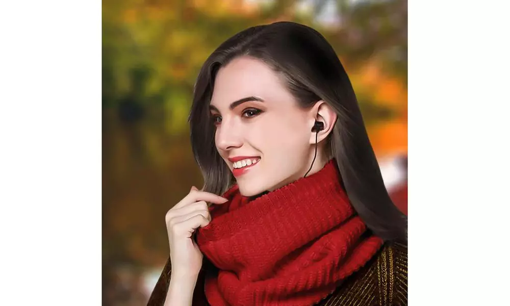 Wireless Bluetooth Scarf w/ Built In Earphones - Primary Image