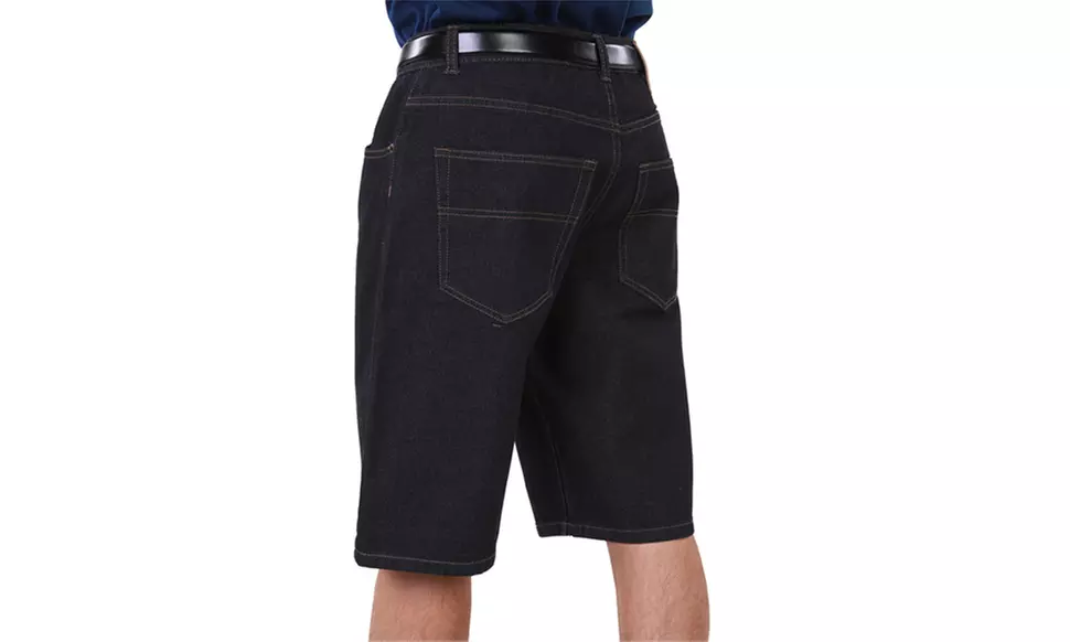 Maxxsel Oscar Jeans Men's Basic Flat Front Denim Shorts (Sizes 30-48) - Second Medium