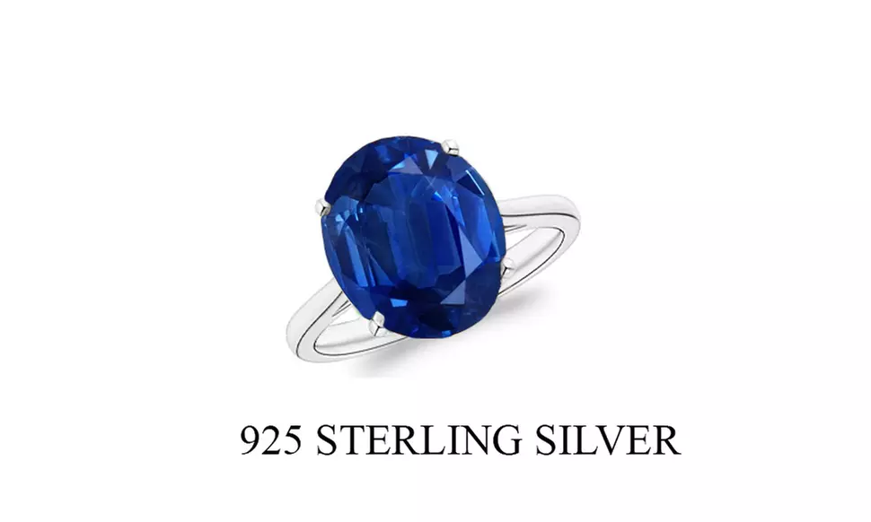 5.00 CTTW Gemstone Sterling Silver Rings - Multiple Options Available