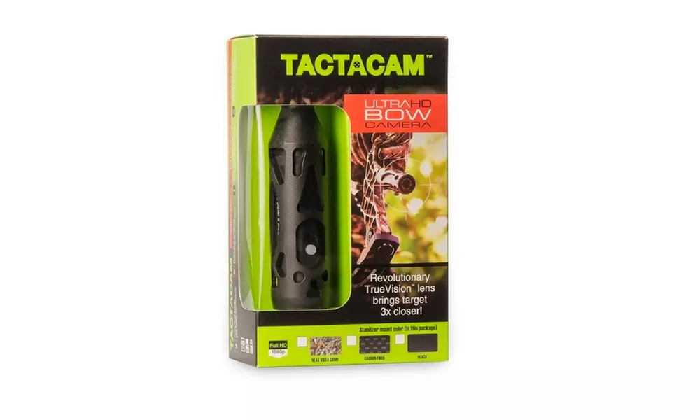 Tactacam Archery Camera Package with Flat Black Stabilizer - Primary Image